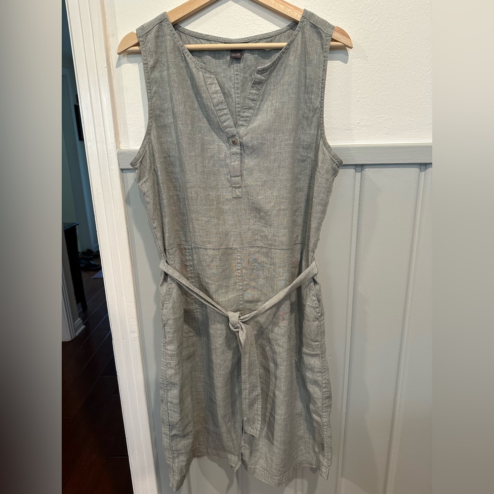 Eddie Bauer size medium sleeveless hemp dress